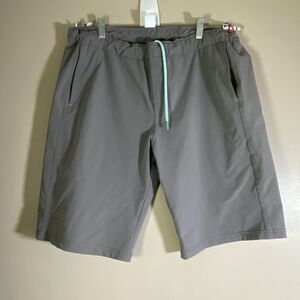 Myles Everyday Shorts Men’s Large Gray Running Drawstring Casual Outdoors